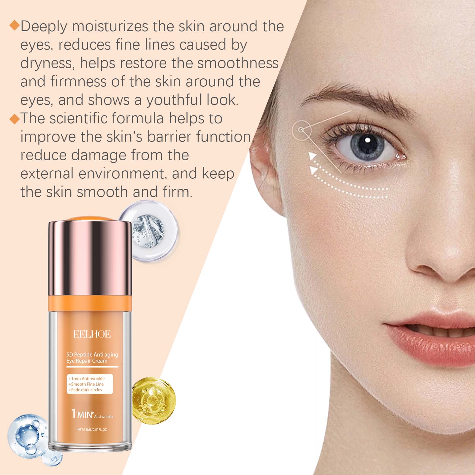 5D Peptide Eye Repair Cream